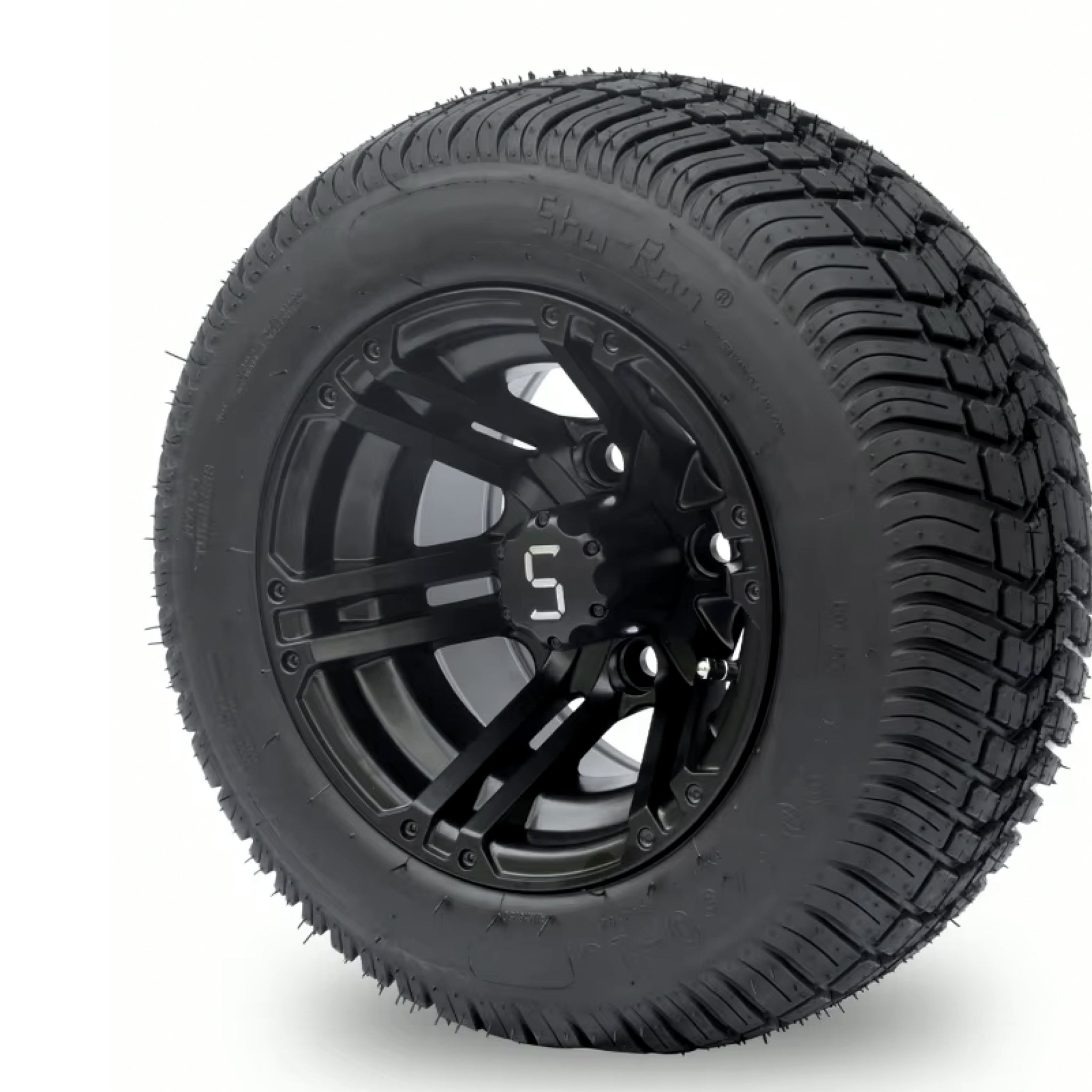 Golf-Cart-Rims-Tyres-Matt-Black
