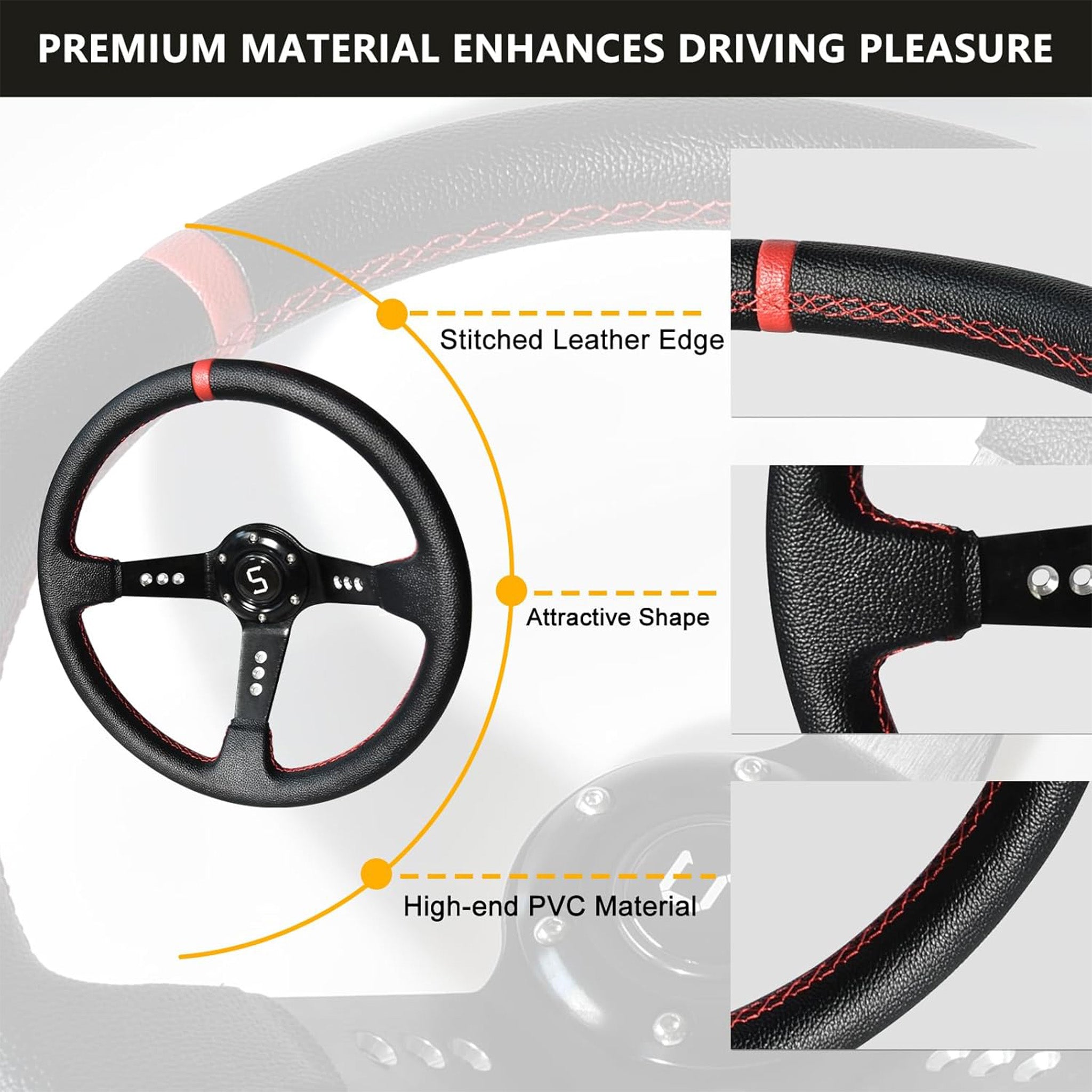 Golf-Cart-Steering-Wheels