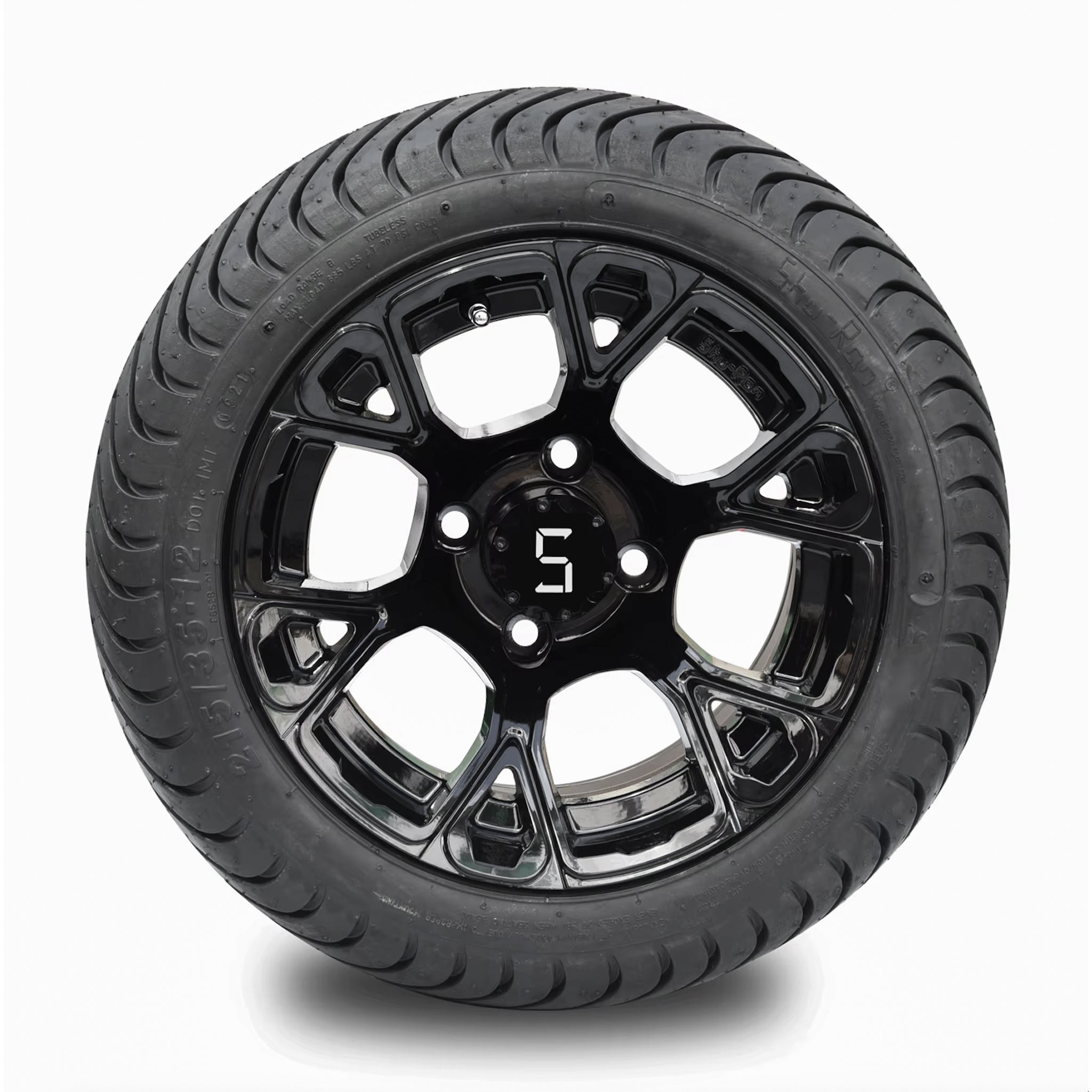 Golf-Cart-Wheels-Black-Matt