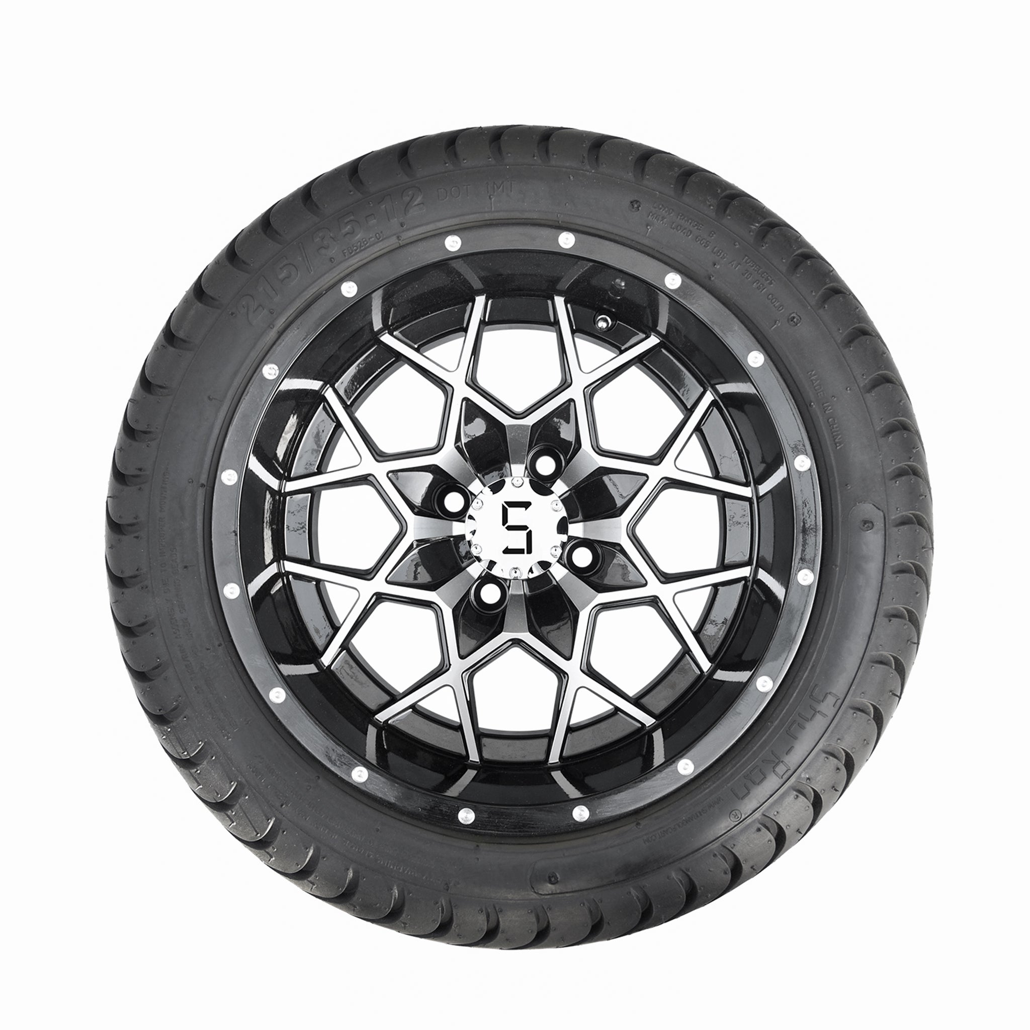 Golf-Cart-Wheels-Chrome-Machined